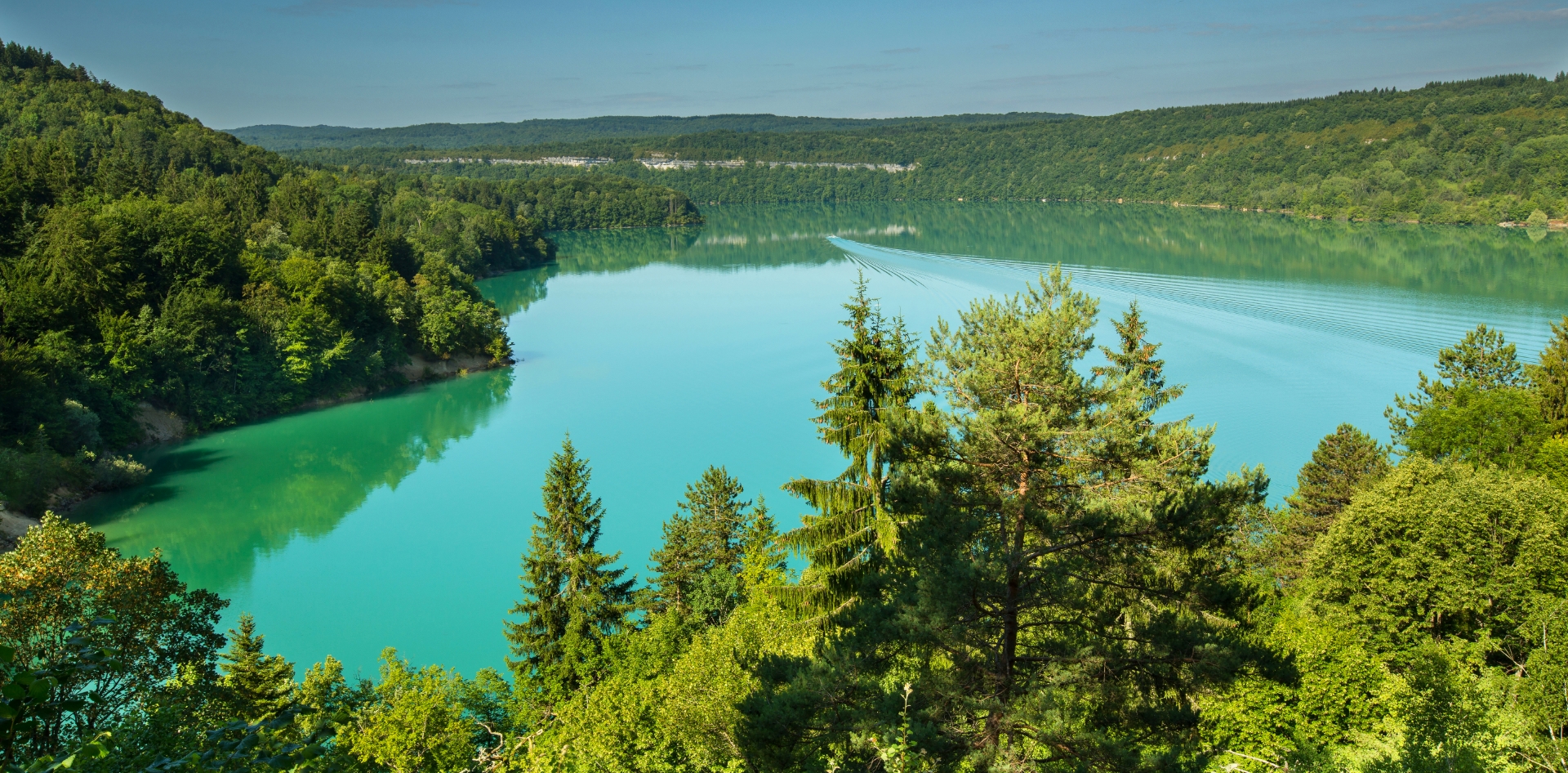 Seen in der Umgebung des Campingplatzes Les Bords de Loue