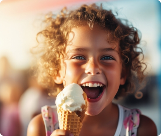 On the Bar terrace, come and enjoy our traditional ice creams