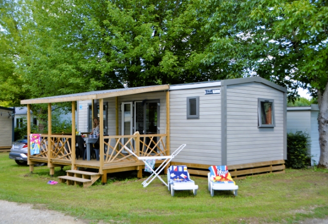 Mobil-home 2 chambres avec climatisation