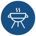 Barbecue to rent with or without charcoal