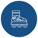 Rollerskate pictogram