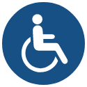 Icone personne à mobilité réduite